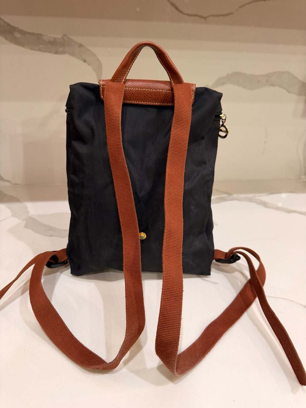 Longchamp Le Pliage Nylon Backpack Black - Picture 3 of 12